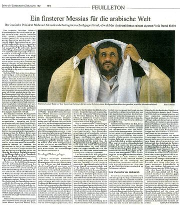 Sddeutsche Zeitung, 6.8.2008